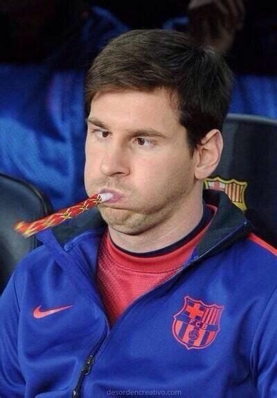 messi funny face